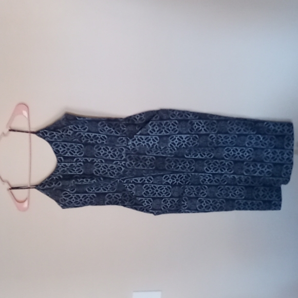 One of a Kind Handmade Blue Dress - Picture 1 of 4